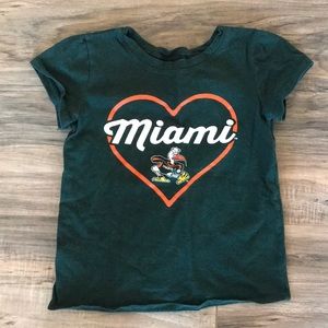 Old Navy Toddler Girl’s University of Miami Tee